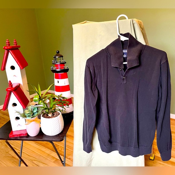 Land’s End M regular 38-40 long sleeve polo - Picture 1 of 7